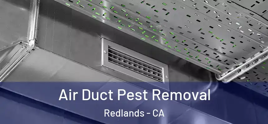 Air Duct Pest Removal Redlands - CA